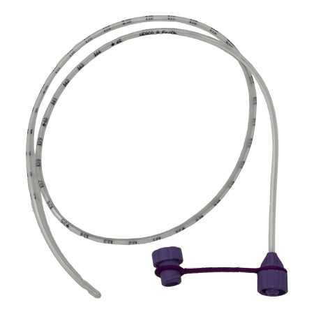 Vesco Medical VED-86004EO Pediatric Nasogastric Feeding Tube with ENFit Connector 4 Fr. 24 Inch Tube Polyurethane Sterile