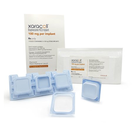 Innocoll Pharmaceuticals Ltd  51715010004 XARACOLL Bupivacaine HCl 100 mg Implant Blister Pack 4 Implants