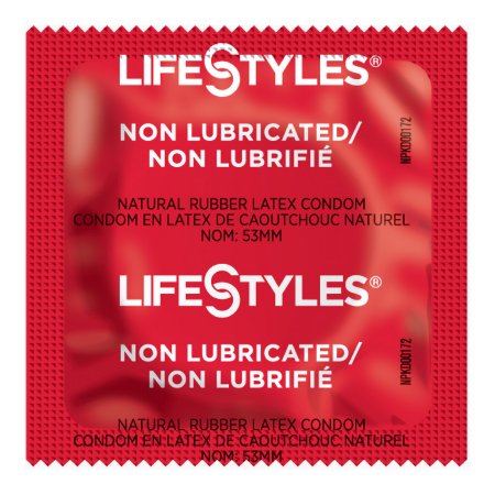 Sxwell USA  310160 Condom Lifestyles Non Lubricated One Size Fits Most 1,008 per Case