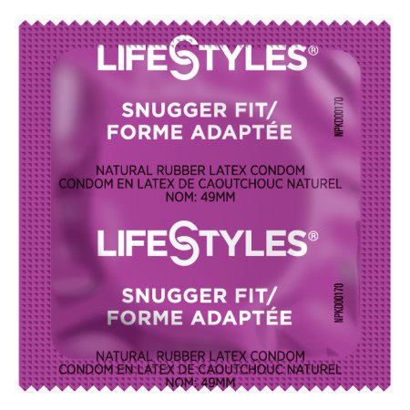 Sxwell USA  310157 Condom Lifestyles Snugger Fit Lubricated One Size Fits Most 1,008 per Case