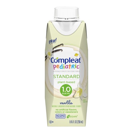 Nestle Healthcare Nutrition 00043900560410 Pediatric Oral Supplement Compleat Pediatric Standard 1.0 Cal 8.45 oz. Carton Liquid Plant Based Food Allergies