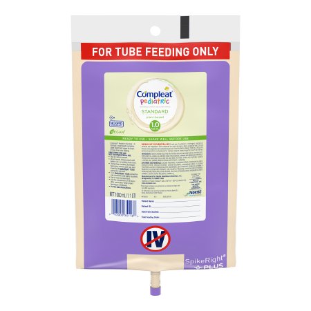 Nestle Healthcare Nutrition 00043900406060 Pediatric Tube Feeding Formula Compleat Pediatric Standard 1.0 1000 mL Bag Liquid Plant Based