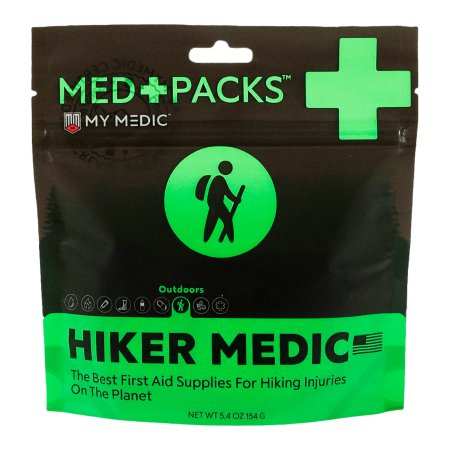 MyMedic  MM-MED-PACK-HKR-EA-V2 First Aid Kit My Medic MED PACKS Hiker Medic Plastic Pouch