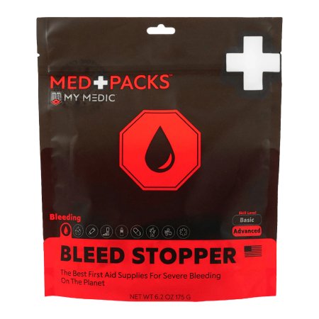 MyMedic  MM-KIT-S-MD-PK-BLD-GEN-RAT First Aid Kit My Medic MED PACKS Bleed Stopper Plastic Pouch