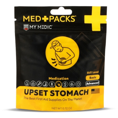 MyMedic  MM-KIT-S-MD-PK-UP-STMCH-EA First Aid Kit My Medic MED PACKS Upset Stomach Plastic Pouch