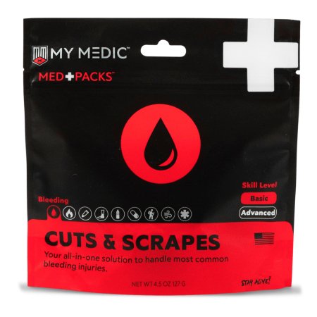 MyMedic  MM-MED-PACK-CUT-SCRP-EA First Aid Kit My Medic MED PACKS Cuts and Scrapes Pouch