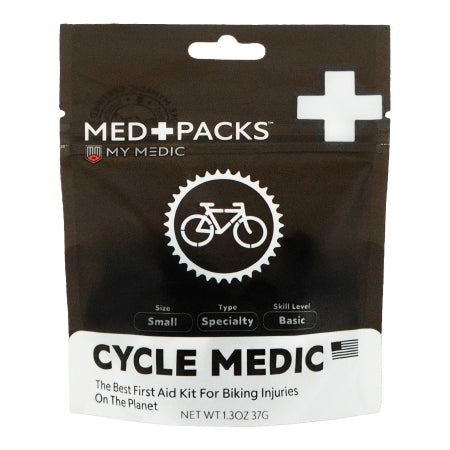 MyMedic  MM-MED-PACK-CYCL-SPR-LGT-EA First Aid Kit My Medic MED PACKS Cyclist Plastic Pouch