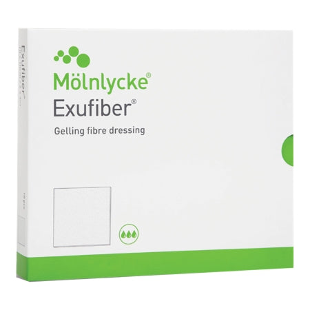 Molnlycke  709901 Gelling Fiber Dressing Exufiber 4 X 4 Inch Square