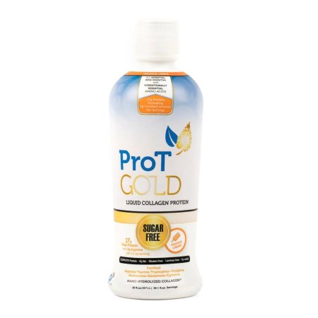 OP2 Labs Inc OPPTCPLPRGOC3001OZ Oral Supplement ProT Gold Orange Crème Flavor Liquid 30 oz. Bottle