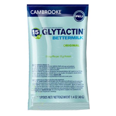 Cambrooke Therapeutics 35001 Oral Supplement Glytactin BetterMilk Original Flavor Powder 1.4 oz. Individual Packet