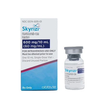 AbbVie US LLC  00074501501 SKYRIZI Risankizumab-rzaa 60 mg / mL Injection Single-Dose Vial 10 mL