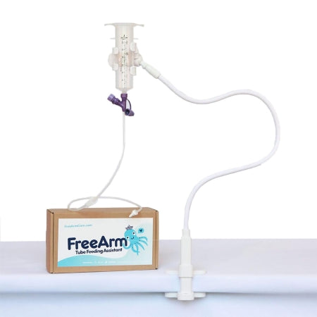 Staley House LLC FAM001001W Feeding Tube / Infusion Bag Holder FreeArm Muscle White