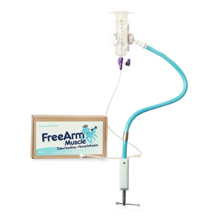 Staley House LLC FAM001001B Feeding Tube / Infusion Bag Holder FreeArm Muscle Blue