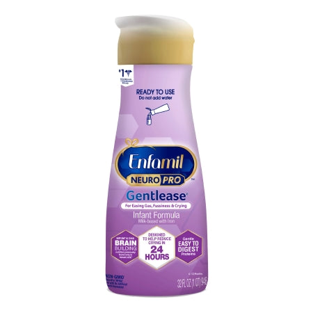 Mead Johnson 494104 Infant Formula Enfamil NeuroPro Gentlease 32 oz. Bottle Liquid Milk-Based Crying / Spitup