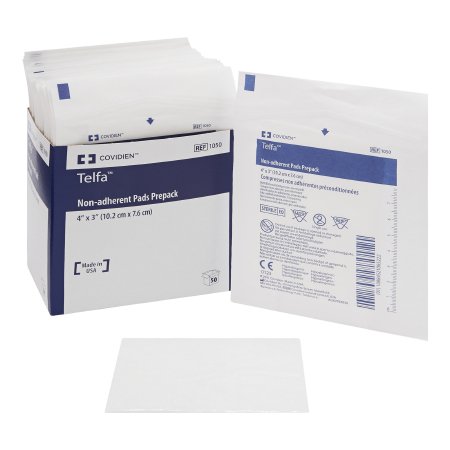 Patterson Medical Supply  29008M Non-Adherent Dressing Telfa Ouchless 3 X 4 Inch Sterile Rectangle