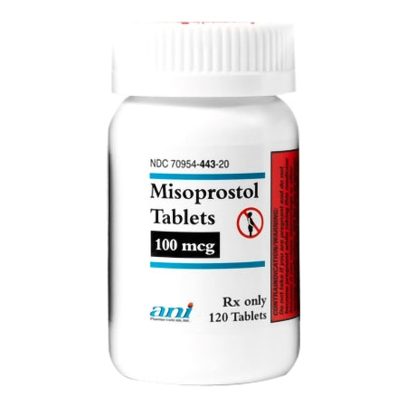 Novitium Pharma LLC  70954044320 Misoprostol 100 mcg Tablet Bottle 120 Tablets