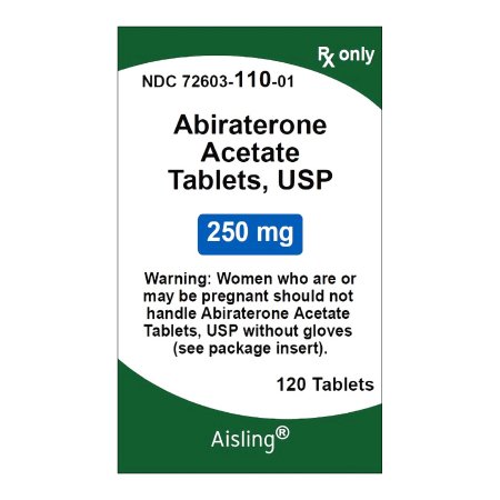 NorthStar Rx  72603011001 Abiraterone Acetate 250 mg Tablet Bottle 120 Tablets