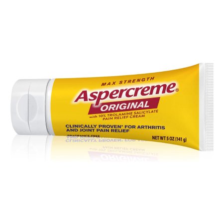 Sanofi  41167005724 Topical Pain Relief Aspercreme Max Strength 10% Strength Trolamine Salicylate Cream 5 oz.