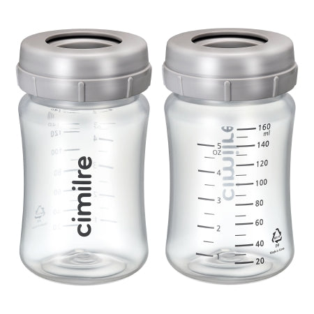 Symmetrical Health LLC CM0A06 Breast Milk Storage Bottle Set Cimilre 5 oz. Plastic