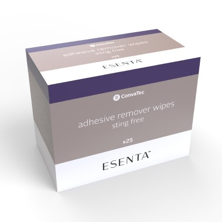 ConvaTec  423391 Adhesive Remover Esenta Sting Free Wipe 25 per Box