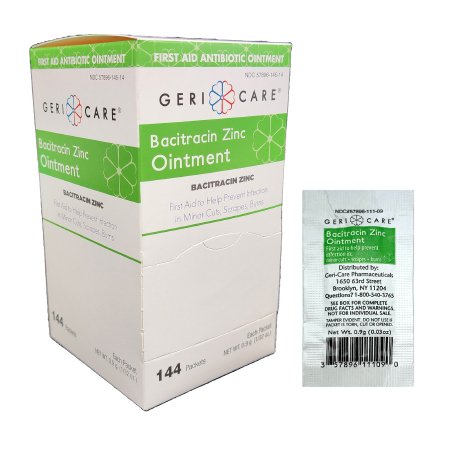 Geri-Care  S145-14-GCP First Aid Antibiotic Ointment 0.9 Gram Individual Packet