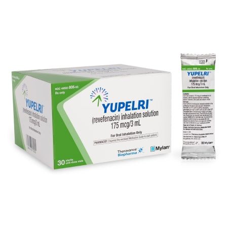 Mylan Pharmaceuticals  49502080693 YUPELRI Revefenacin 175 mcg / 3 mL Solution Nebulizer Vial 30 Vials