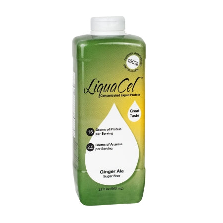 Global Health Products GH111 Oral Supplement LiquaCel Ginger Ale Flavor Liquid 1 oz. Bottle