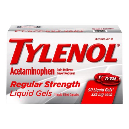 J & J Sales  50580048790 Pain Relief Tylenol 325 mg Strength Acetaminophen Capsule