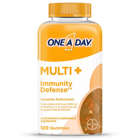 Bayer  1650059650 Multivitamin / Immunity Defense One A Day Gummy 120 per Bottle