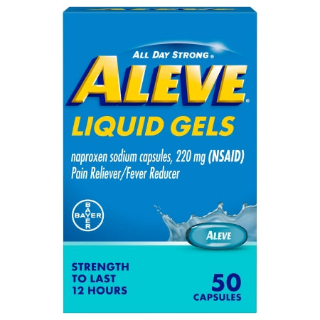 Bayer  00280608040 Pain Relief Aleve 220 mg Strength Naproxen Sodium Capsule