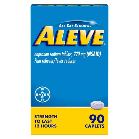 Bayer  00280600010 Pain Relief Aleve 220 mg Strength Naproxen Sodium Capsule