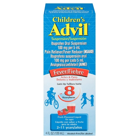 Glaxo Consumer Products  00573017030 Children's Pain Relief Advil 100 mg / 5 mL Strength Ibuprofen Oral Suspension