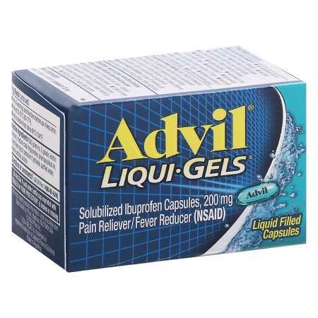 Glaxo Consumer Products  00573018432 Pain Relief / Fever Reducer / Nasal Decongestant Advil Liqui-Gels Cold & Sinus 200 mg - 30 mg Strength Gelcap 32 per Box