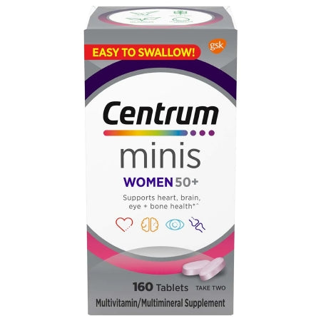 Glaxo Consumer Products  30573478199 Multivitamin Supplement Centrum Women 50+ Tablet 160 per Bottle