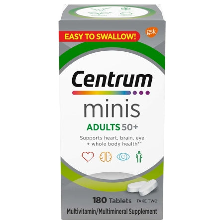 Glaxo Consumer Products  30573478399 Multivitamin Supplement Centrum Adult 50+ Tablet 180 per Bottle