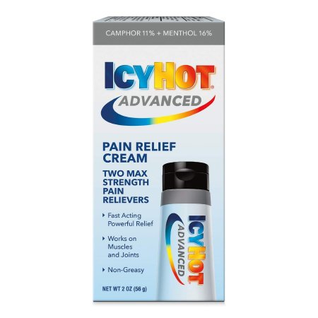 Sanofi  04116708016 Topical Pain Relief Icy Hot Cream 2 oz.