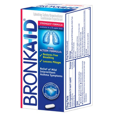 Foundation Consumer Healthcare LLC  69536025024 Asthma Relief Bronkaid Max 25 mg Strength Capsule 24 Per Bottle