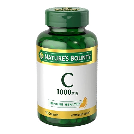 US Nutrition  07431201707 Vitamin C Supplement Nature's Bounty 1,000 mg Strength Capsule 100 per Bottle