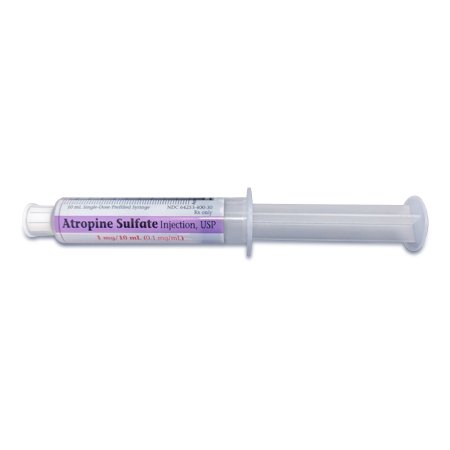 Medefil  64253040091 Atropine Sulfate, Preservative Free 0.1 mg / mL Injection Prefilled Syringe 10 mL