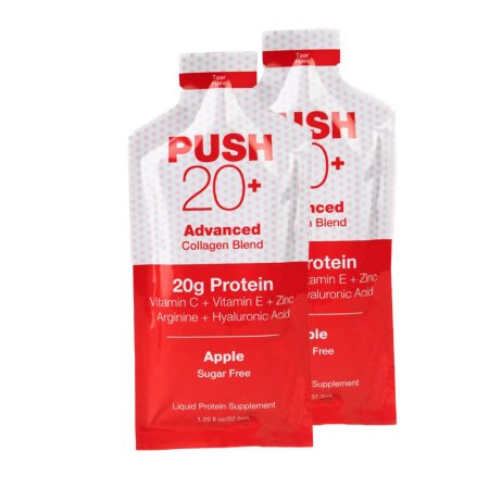 Global Health Products GH-20 Oral Supplement PUSH 20+ Apple Flavor Liquid 1.25 oz. Individual Packet