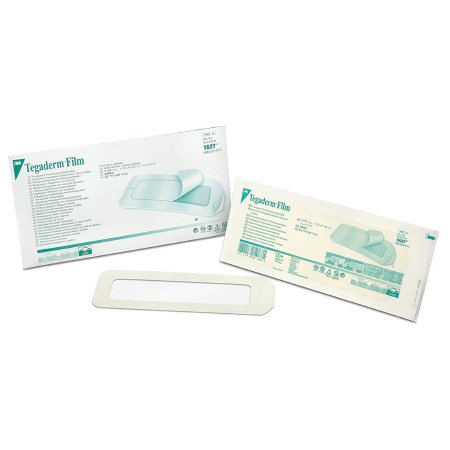 3M  1627 Transparent Film Dressing 3M Tegaderm 4 X 10 Inch Frame Style Delivery Rectangle Sterile