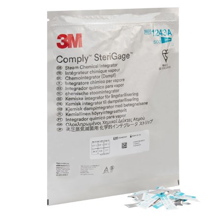 3M  1243A Attest Sterilization Chemical Integrator Strip Steam 2 Inch