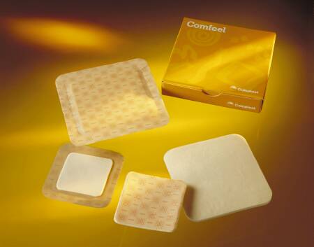 Coloplast  3430 Foam Dressing Biatain Adhesive 4 X 4 Inch With Border Without Film Backing Hydrocolloid Adhesive Square Sterile