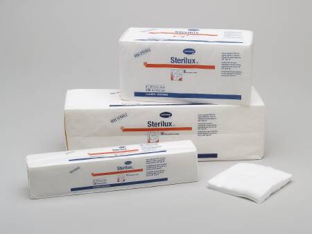 Hartmann  56810000 Gauze Sponge Sterilux 2 X 2 Inch 200 per Pack NonSterile 8-Ply Square