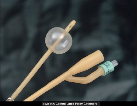 Bard  123512A Foley Catheter Bardia 2-Way Standard Tip 5 cc Balloon 12 Fr. Silicone Coated Latex