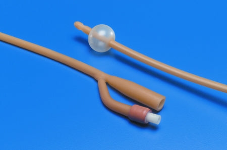 Cardinal  3558 Foley Catheter Kenguard 2-Way Standard Tip 5 cc Balloon 14 Fr. Silicone Oil Coated Latex