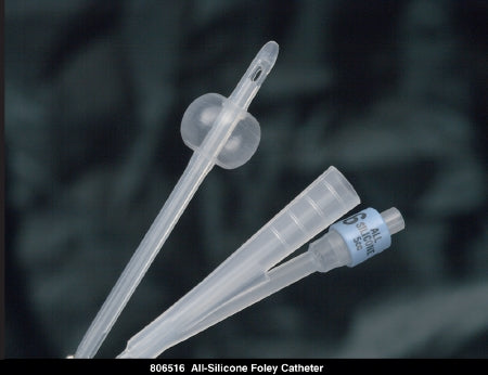 Bard  806522 Foley Catheter Bardia 2-Way Standard Tip 5 cc Balloon 22 Fr. Silicone