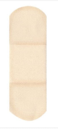 Dukal  1790033 Adhesive Strip American White Cross 1 X 3 Inch Fabric Rectangle Tan Sterile