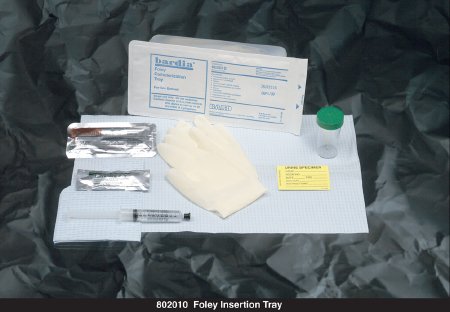 Bard  802011 Catheter Insertion Tray Bardia Foley Without Catheter Without Balloon Without Catheter