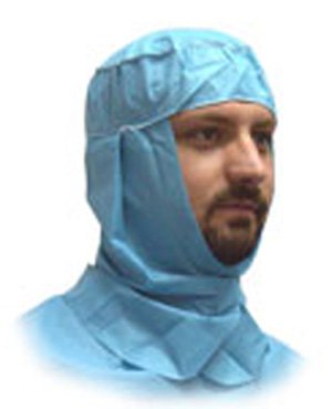 Aspen Surgical Products 5246 Surgical Hood One Size Fits Most Blue Pull On Closure